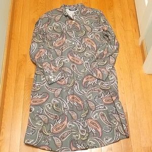 NWOT Land's End paisley dress